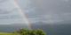 Arc-en-ciel sur les Saintes et la Dominique - Vue des Monts-Caraïbes, septembre 2007